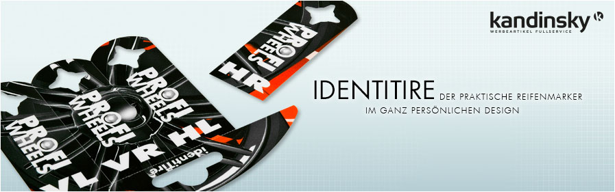 IdentiTire – Individuelle Reifenmarkierer mit Druck als Werbeartikel von Kandinsky